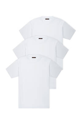 3lü Set Slim Basic T-Shirt, Siyah -Siyah - Siyah - 5