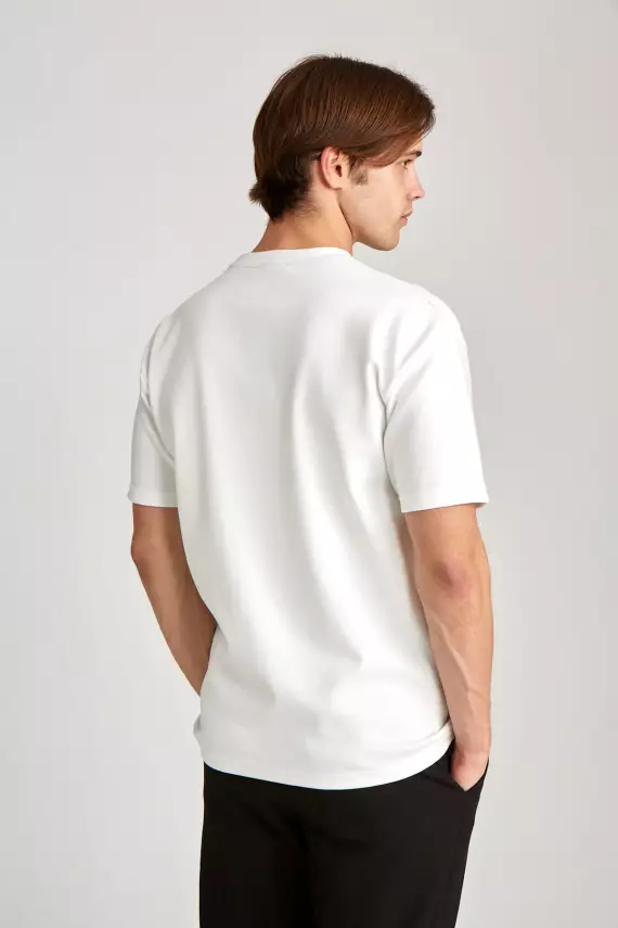 Erkek Oversize Baskısız Double Face Kalın - 3