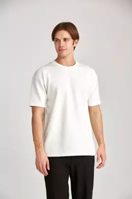 Erkek Oversize Baskısız Double Face Kalın - 1