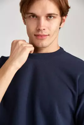 Erkek Oversize Baskısız Double Face Kalın - 7