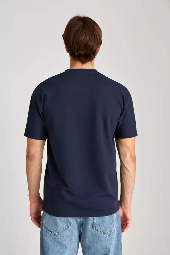 Erkek Oversize Baskısız Double Face Kalın - 6