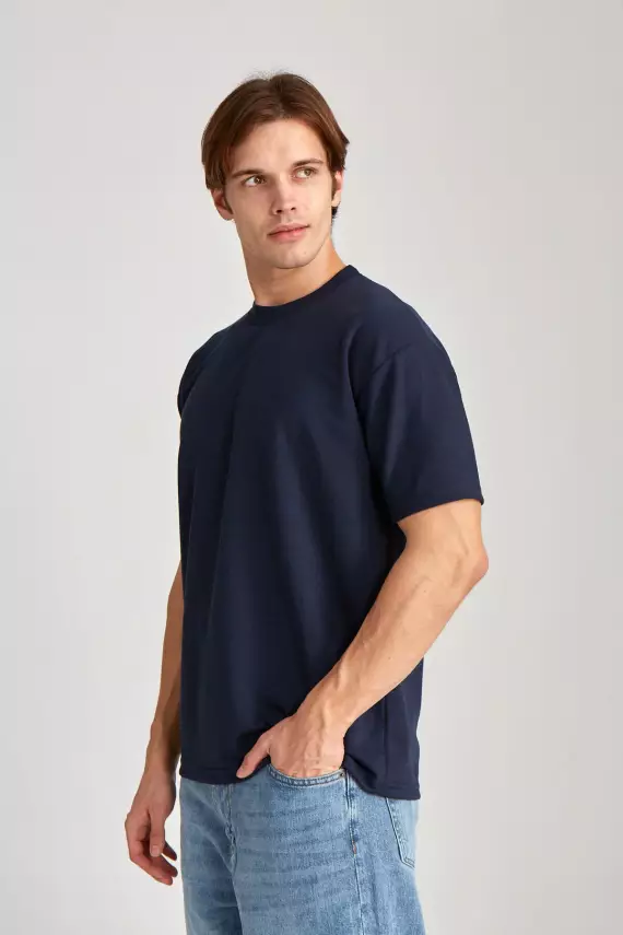 Erkek Oversize Baskısız Double Face Kalın - 5