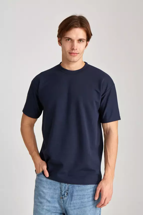 Erkek Oversize Baskısız Double Face Kalın - 4