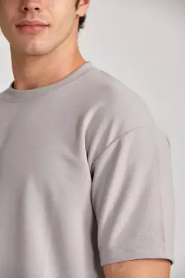 Erkek Oversize Baskısız Double Face Kalın - 10