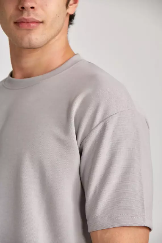 Erkek Oversize Baskısız Double Face Kalın - 10