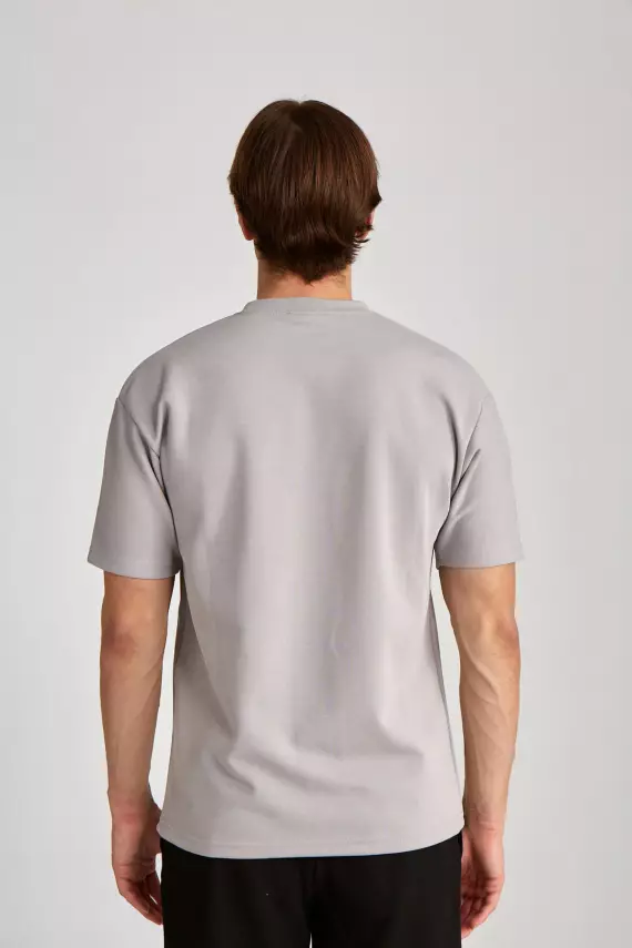 Erkek Oversize Baskısız Double Face Kalın - 9