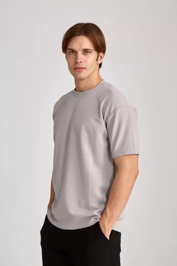 Erkek Oversize Baskısız Double Face Kalın - 8