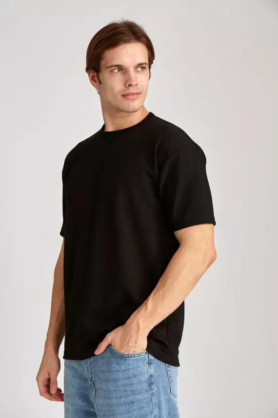 Erkek Oversize Baskısız Double Face Kalın - 11