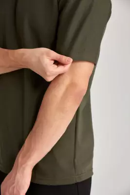 Erkek Oversize Baskısız Double Face Kalın - 16