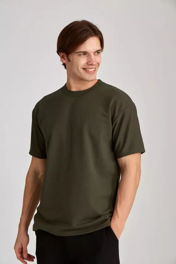 Erkek Oversize Baskısız Double Face Kalın - 14