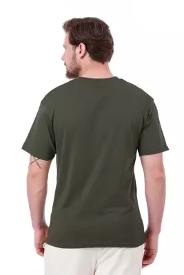 Baskısız Double Face Kalın Siyah Tshirt - 14