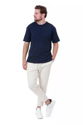 Erkek Oversize Gri T-Shirt - 3