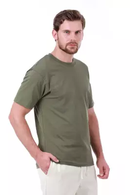 Erkek Oversize Gri T-Shirt - 11