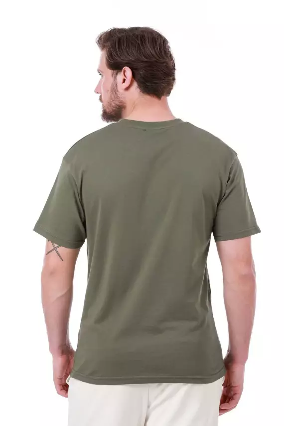 Erkek Oversize Gri T-Shirt - 12