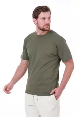 Erkek Oversize Gri T-Shirt - 10