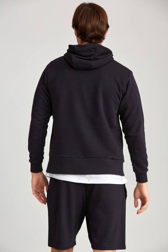 Erkek Oversize Hoodie Haki - 6