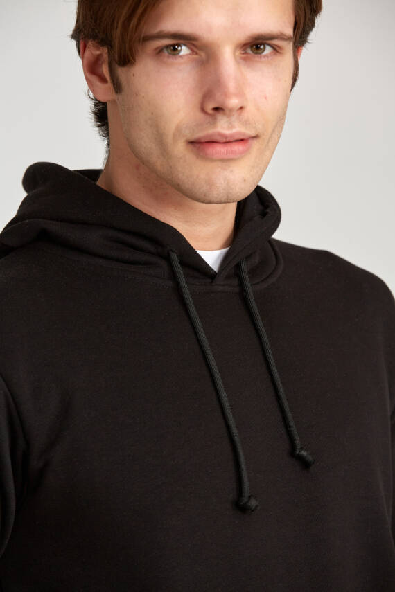 Erkek Oversize Hoodie Haki - 1