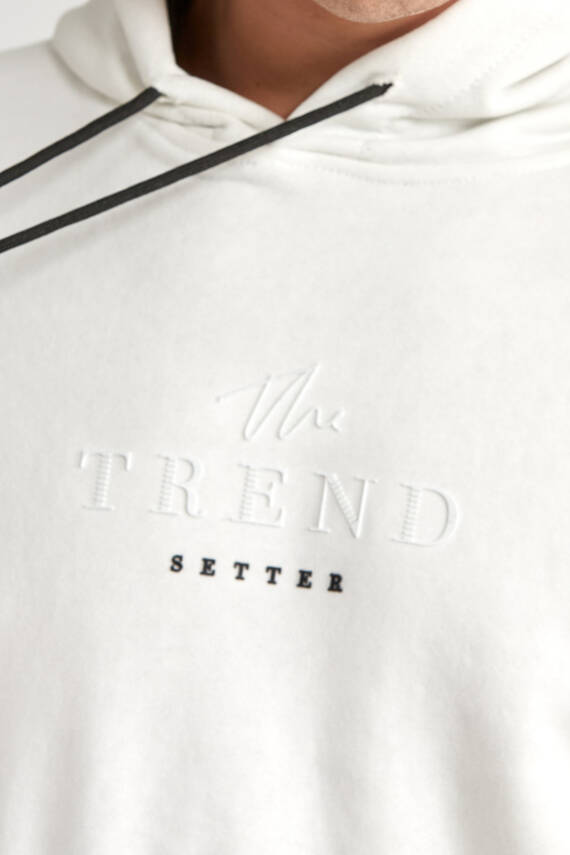 Erkek Regular Baskılı Hoodie Siyah - 9