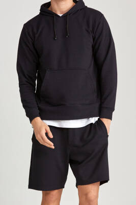 Erkek Regular Hoodie Beyaz - 3