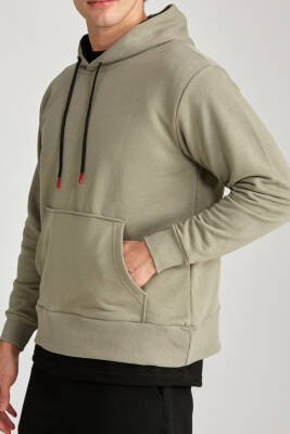 Erkek Regular Hoodie Beyaz - WERRONİ