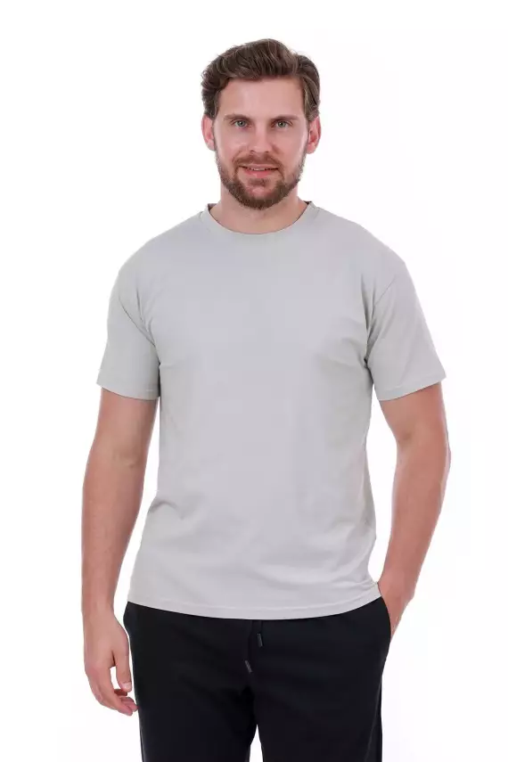 Erkek Slim Fit Lacivert T-Shirt - 16
