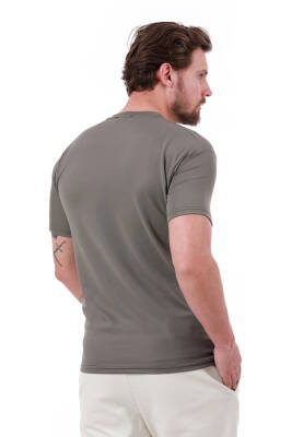 Erkek Slim Fit Ready Baskılı Siyah Renk T-shirt - 10