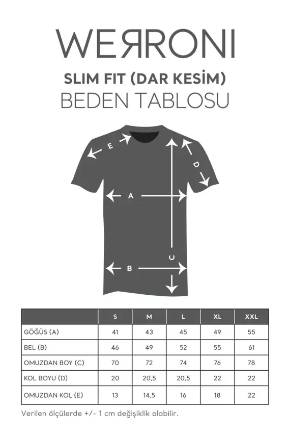 Erkek Slim Fit Ready Baskılı Siyah Renk T-shirt - 23