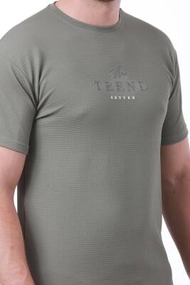 Erkek Slim Fit Trend Setter Baskılı Mavi Renk T-shirt - 29