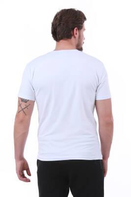 Erkek Slim Fit Wrn Baskılı Siyah Renk T-shirt - 24