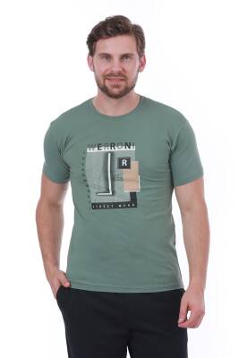 Erkek Slim Fit Wrn Baskılı Siyah Renk T-shirt - 16