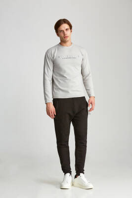 Erkek Slim Jakarlı Minimalizm Petrol - 15