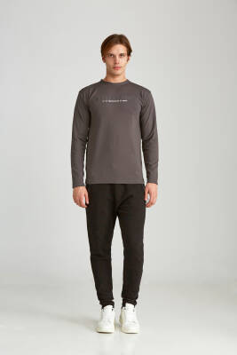 Erkek Slim Jakarlı Minimalizm Petrol - 12