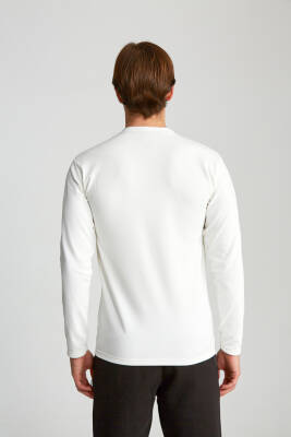 Erkek Slim Jakarlı Minimalizm Petrol - 5