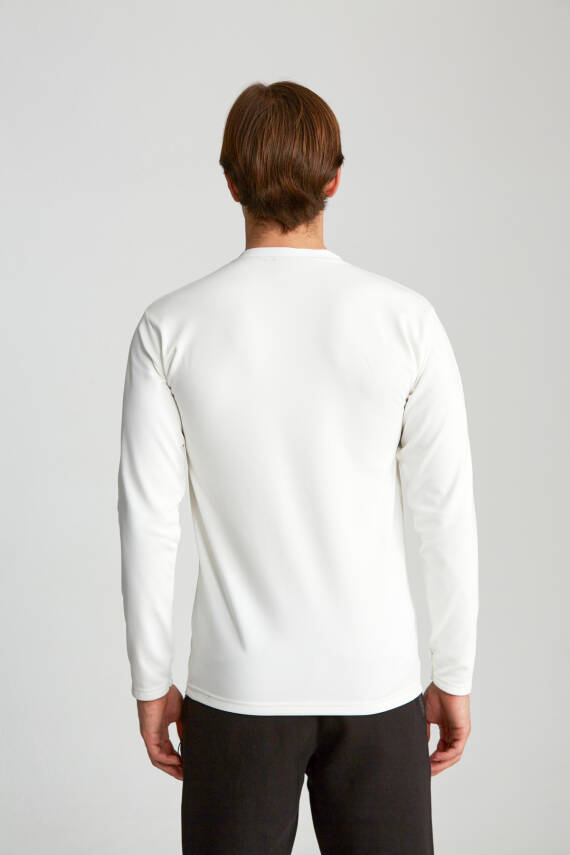 Erkek Slim Jakarlı Minimalizm Petrol - 5