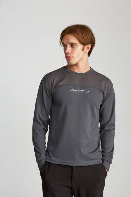 Erkek Slim Jakarlı Quick Life Füme - 16