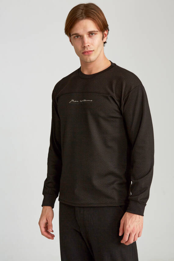 Erkek Slim Jakarlı Quick Life Füme - 13