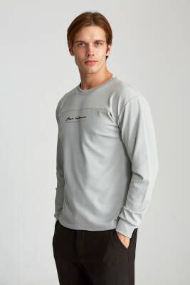 Erkek Slim Jakarlı Quick Life Füme - 10