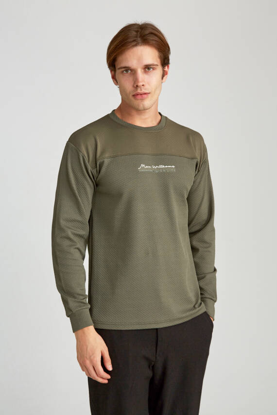 Erkek Slim Jakarlı Quick Life Füme - 4