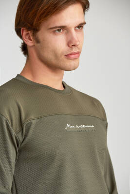 Erkek Slim Jakarlı Quick Life Füme - 5