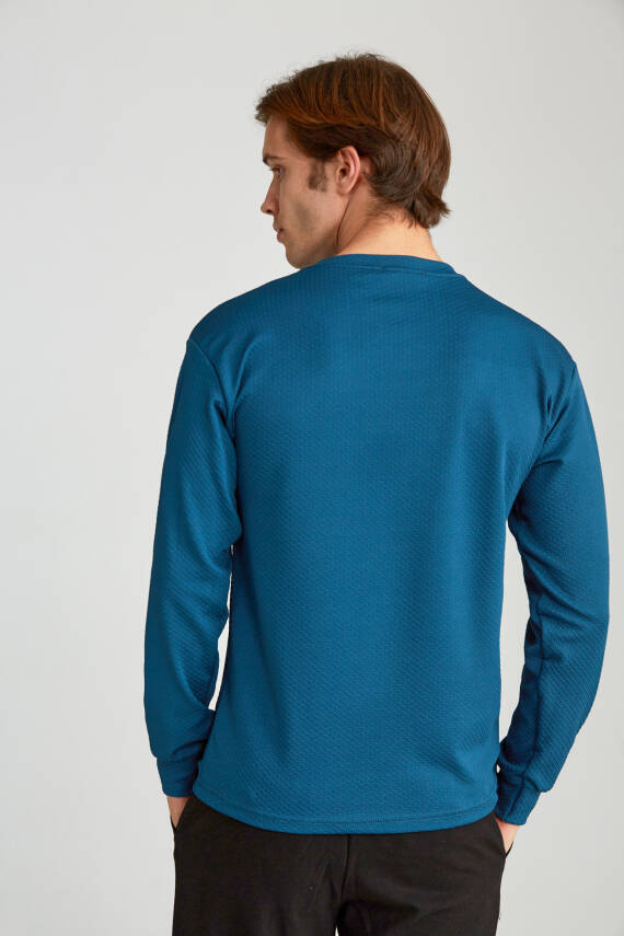 Erkek Slim Jakarlı Quick Life Füme - 3