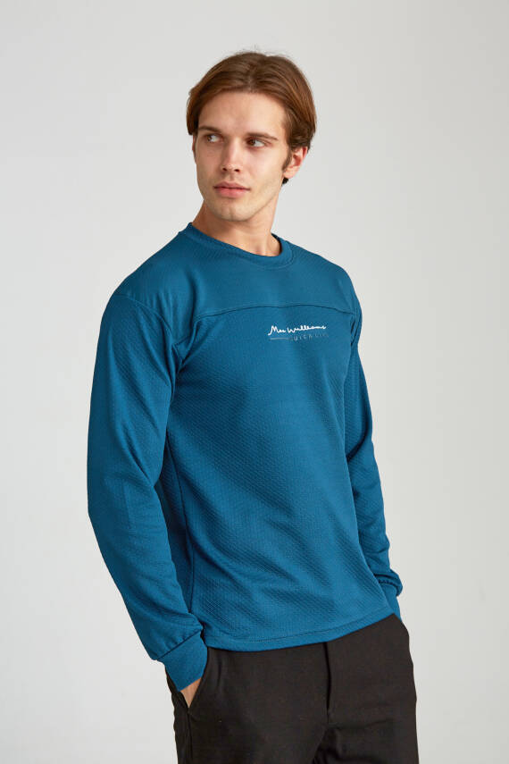 Erkek Slim Jakarlı Quick Life Füme - 1