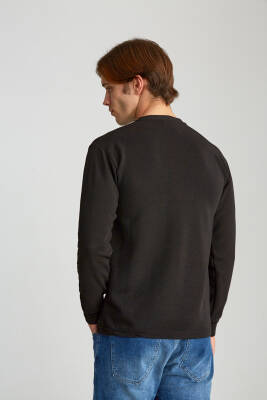 Erkek Slim Jakarlı Werroni Göğüs Arma Siyah - 14